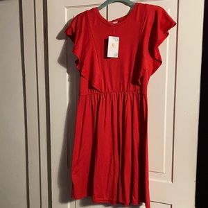 —Large Red Amelia James Dress